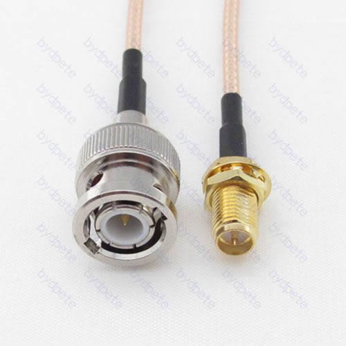 BNC male to RP-SMA female Reverse Polarity RG-316 RG316 cable coaxial pigtail coax kable 50ohm BYDC064BNC316 BNC-SMA