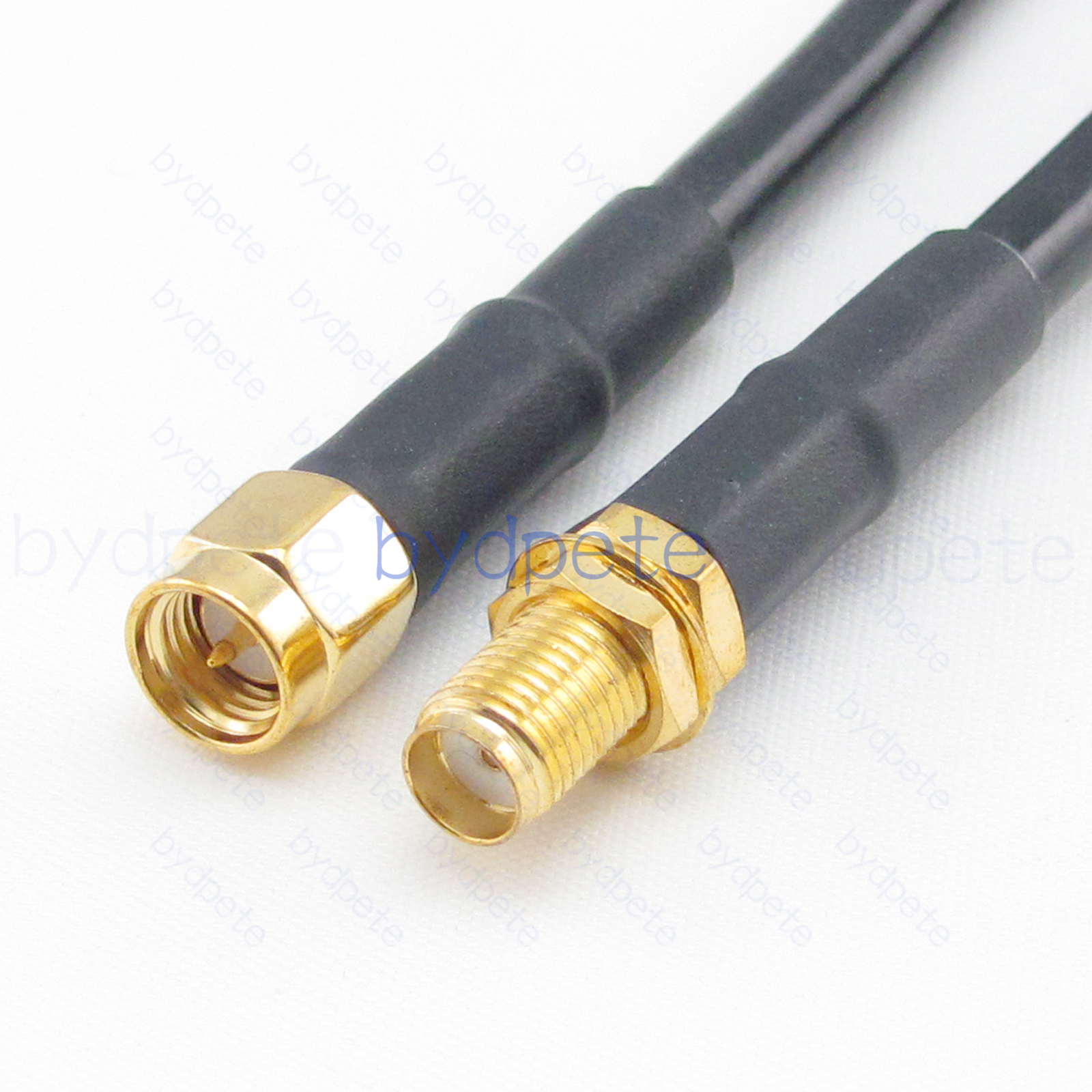 SMA male plug to SMA female jack RF Pigtail Jumper Coax Cable RG58 bydpete BYDC015SMA58