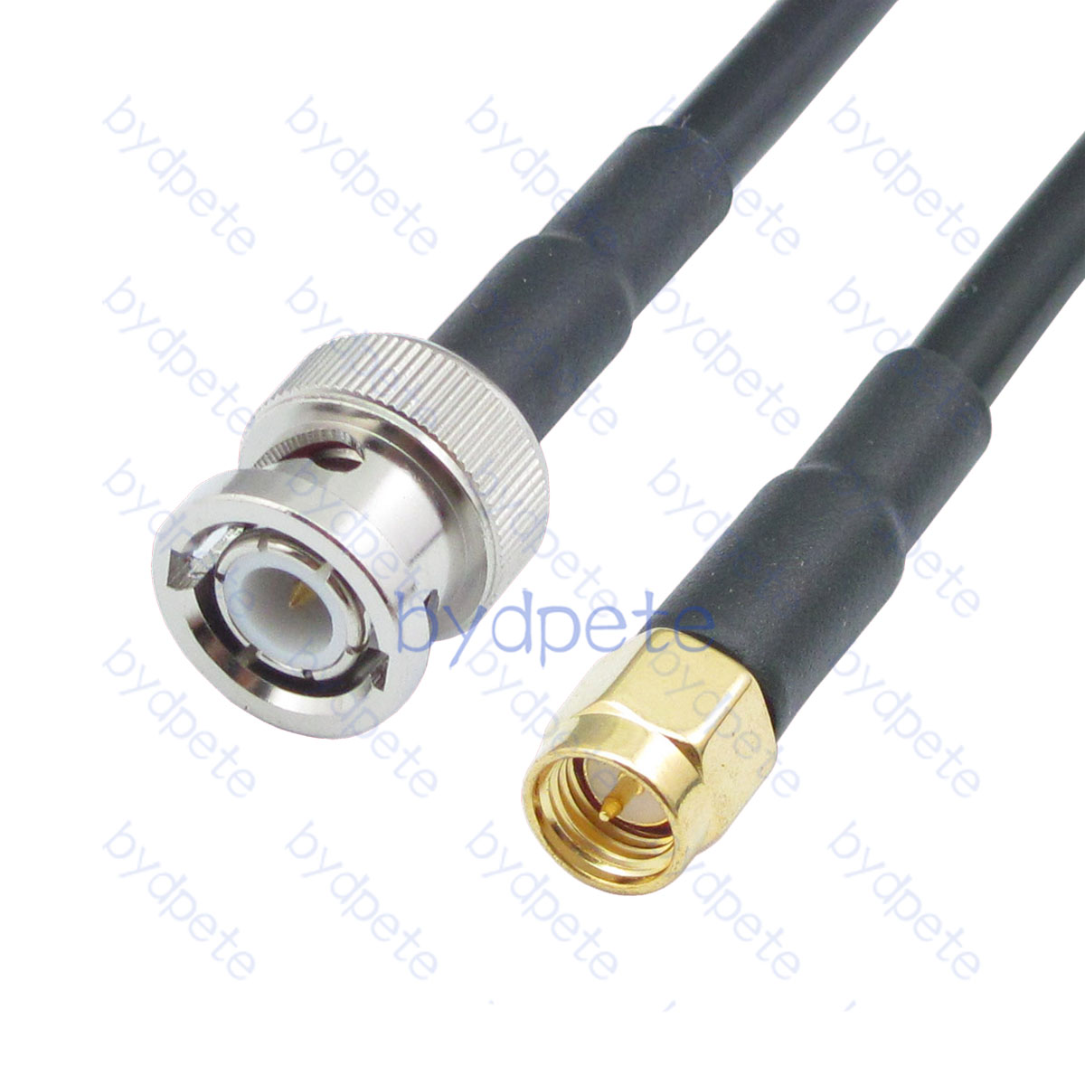 BNC male plug to SMA male plug RF Pigtail Caoxial Jumper Cable RG58 bydpete BYDC061BNC58
