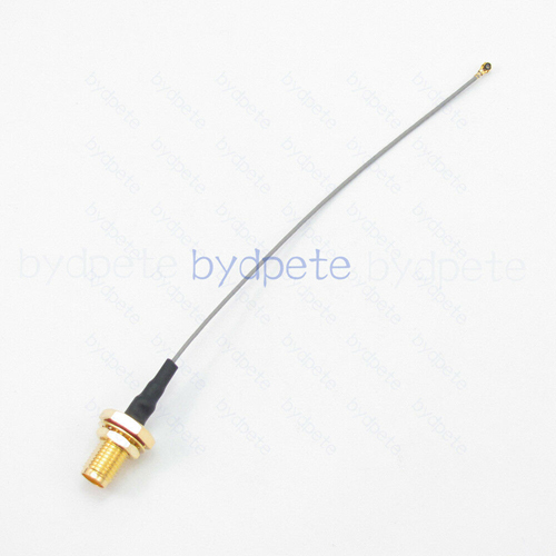 MHF5 IPX5 IPEX5 Plug to SMA female bulkhead Waterproof D-cut 0.81mm Pigtail cable Coaxial Koaxial Kable RF 50ohms bydpete