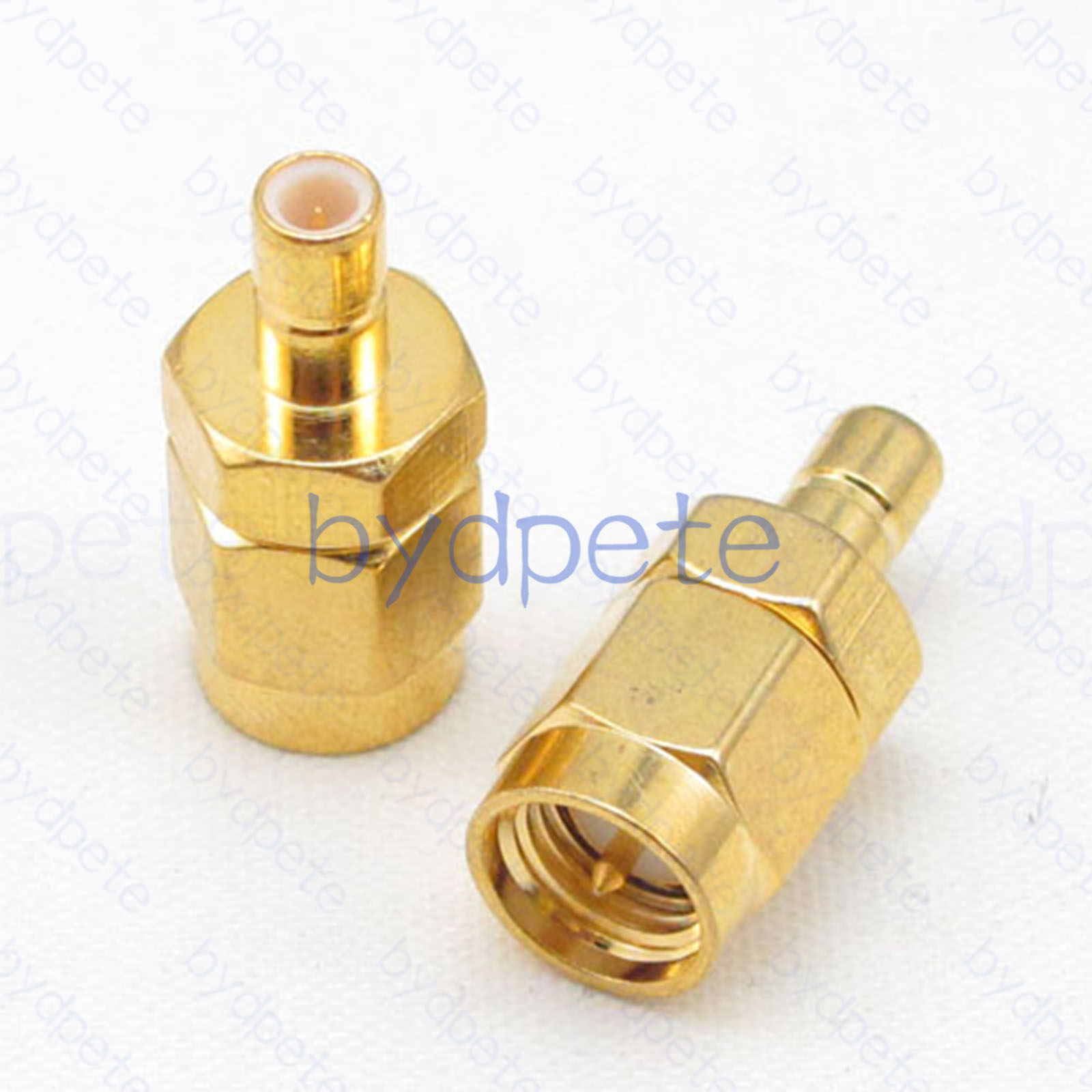 SMB Male Plug to SMA Male Jack Straight RF Connector Adapter bydpete BYDB271SMB