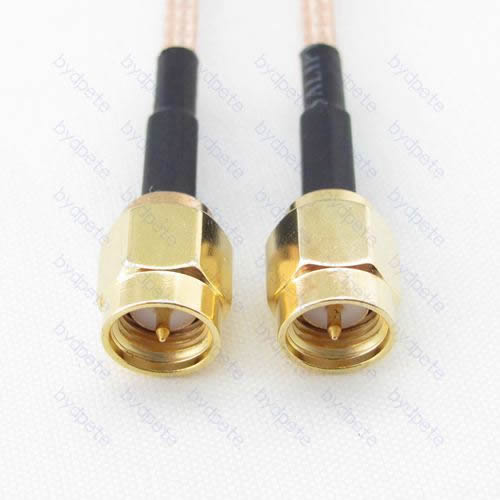 SMA male to SMA male plug RG316 Cable RG-316 cable Coaxial Cable Pigtail Cable Coax Kable 50ohms bydpete BYDC001SMA316 SMA-RG316