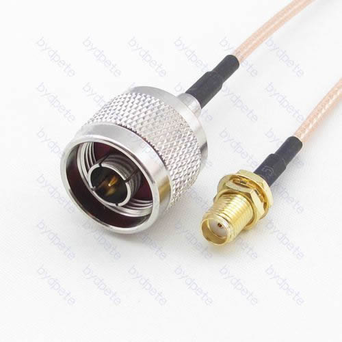 N-Type male to SMA female jack RG-316 RG316 cable coaxial pigtail coax kable 50ohms BYDC022N316 N-SMA