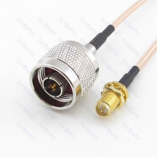 N-Type male to RP-SMA female Reverse Polarity RG-316 RG316 cable coaxial pigtail coax kable 50ohms BYDC024N316 N-SMA