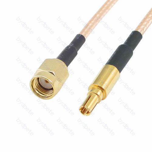 CRC9 male to RP-SMA male Reverse Polarity RG-316 RG316 cable coaxial pigtail coax kable 50ohm BYDC173CRC9316 CRC9-SMA