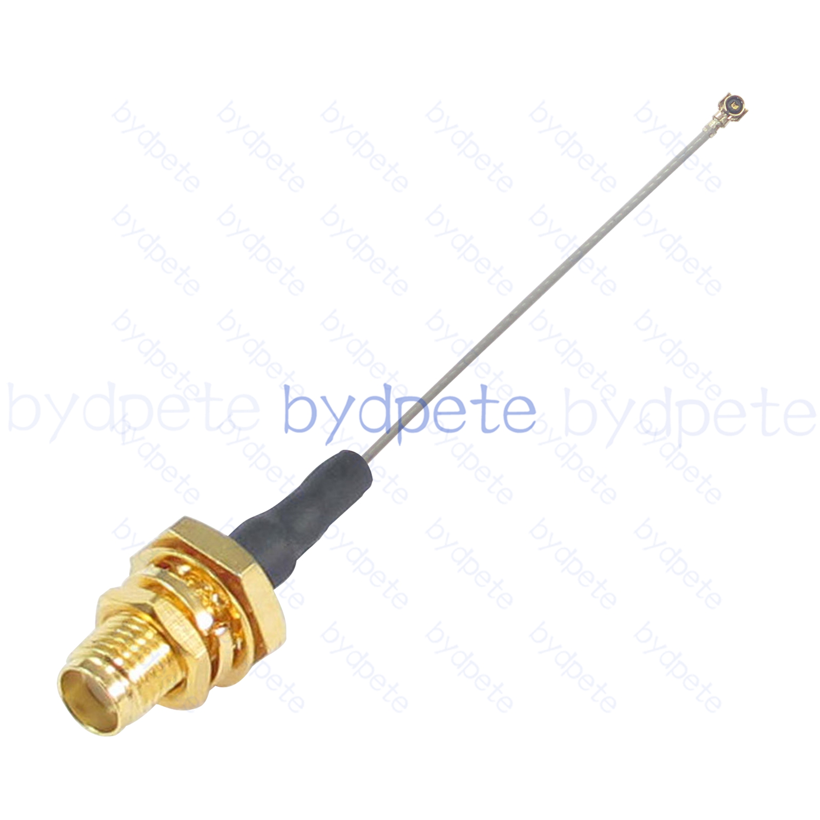 BPC2524MHF5RF081B11 IPX5 MHF5 to SMA Female Bulkhead Waterproof Oring HEX=10mm RF0.81 Coaxial Cable Koax Kable Micro Coax Pigtail Jumper