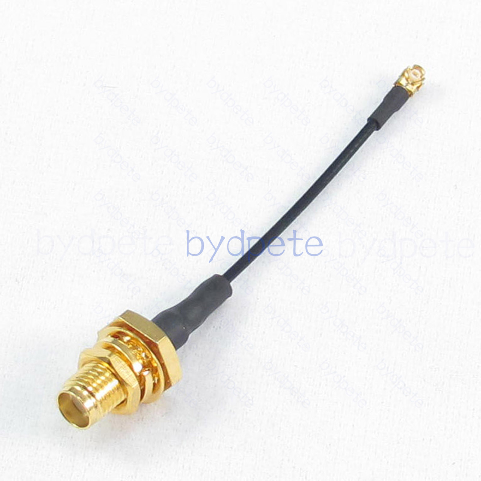 BPC2524UFL137B11 IPX UFL u.FL to SMA Female Bulkhead Waterproof HEX=10mm RF1.37 Coaxial Cable Koax Kable Micro Coax Pigtail Jumper