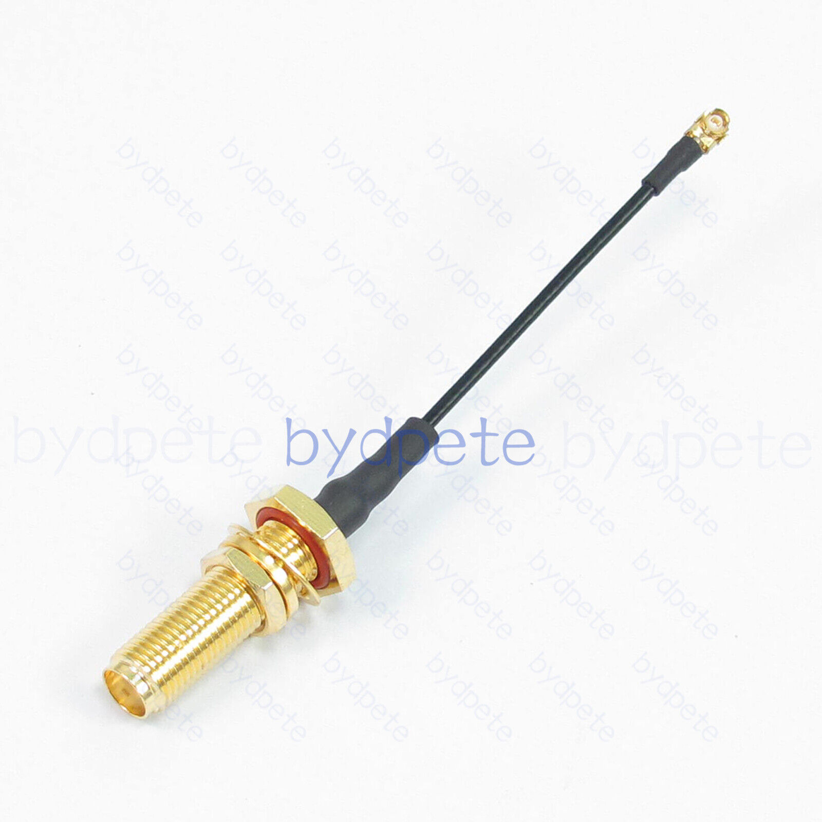 BPC2524UFL137B31 IPX UFL u.FL to SMA Female Bulkhead Waterproof Screw=20mm RF1.37 Coaxial Cable Koax Kable Micro Coax Pigtail Jumper