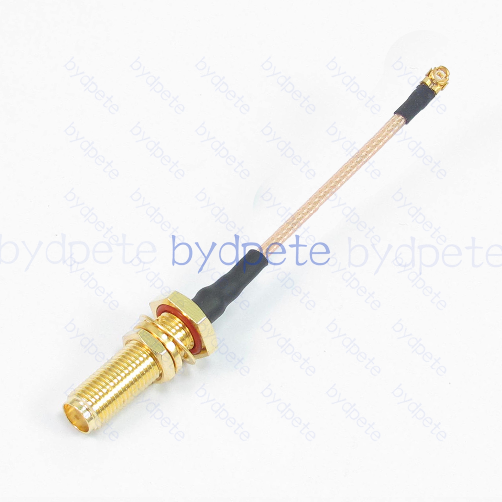 BPC2524UFL178B31 IPX UFL u.FL to SMA Female Bulkhead Waterproof Screw=20mm RF1.78 Coaxial Cable Koax Kable Micro Coax Pigtail Jumper