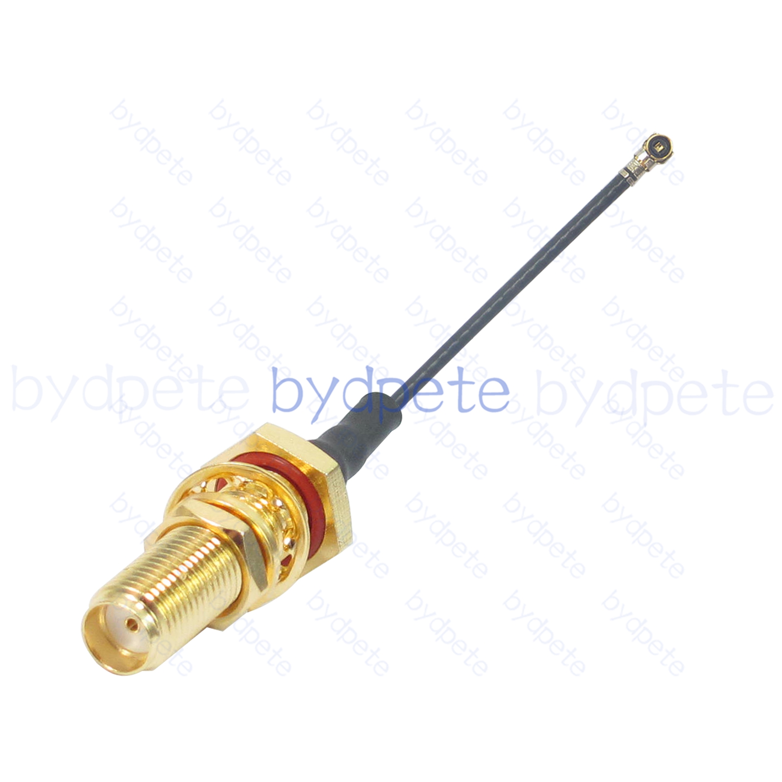 BPC2524WFL113B31 IPX4 WFL W.FL MHF4 to SMA Female Bulkhead Waterproof Screw=20mm RF1.13 Coaxial Cable Koax Kable Micro Coax Pigtail Jumper