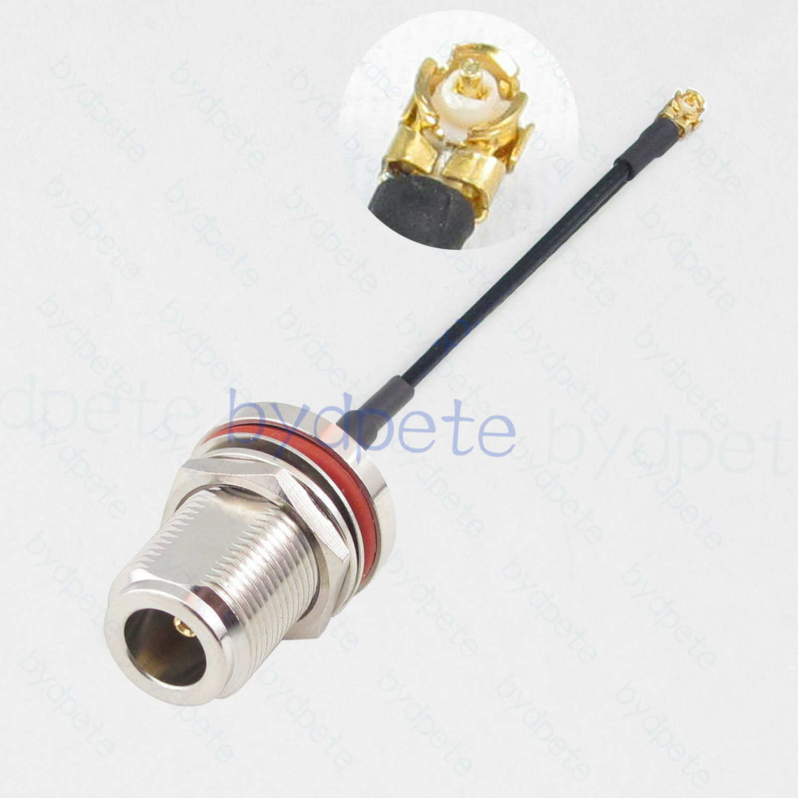 BPC260SW23137 SW23 MS156 to N Female Bulkhead Waterproof RF1.37 Coaxial Cable Koax Kable Micro Coax Pigtail Jumper