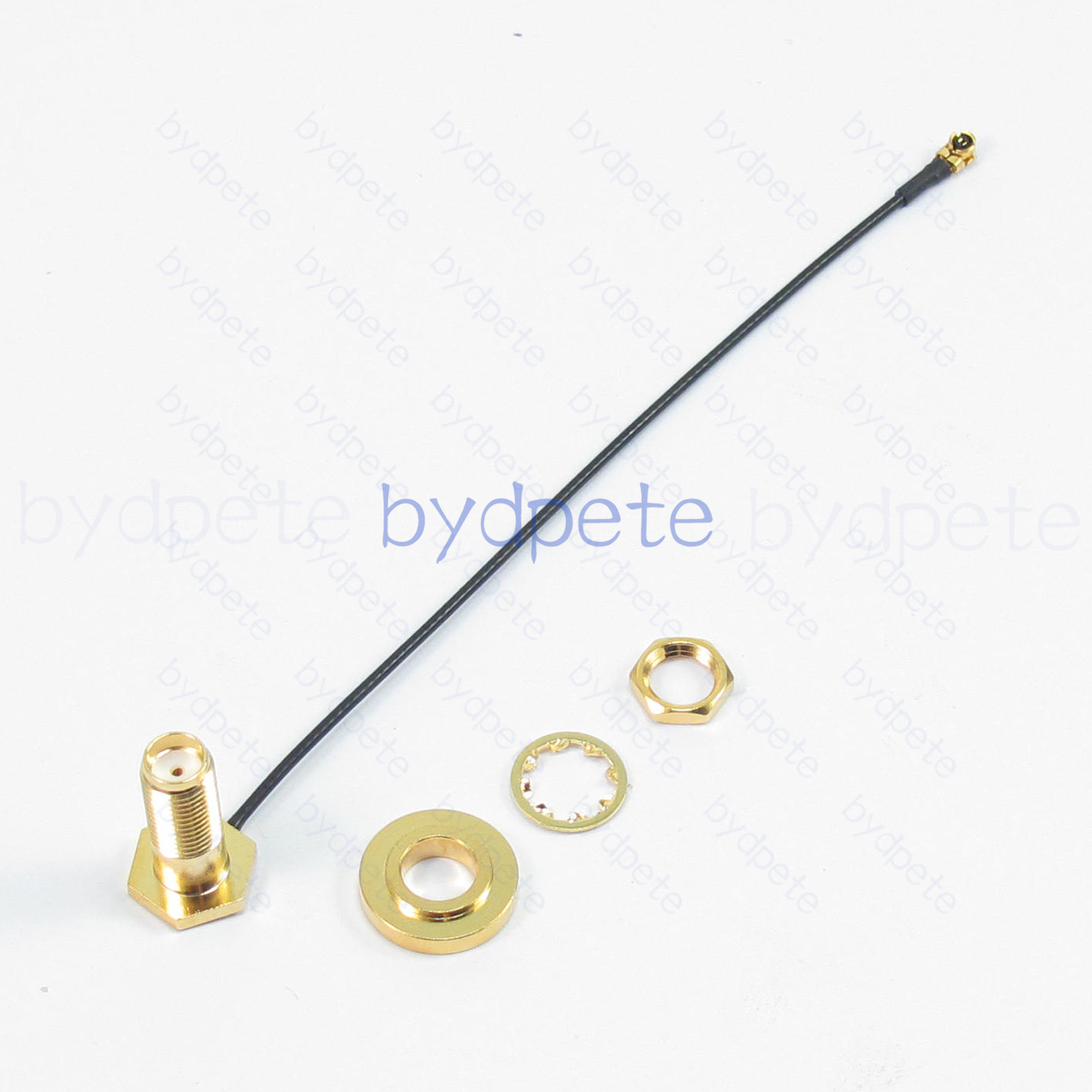 BPC2524UFL113E11 IPX UFL u.FL to SMA Female Screw=15.8mm Right Angle 90Degree RF1.13 Coaxial Cable Koax Kable Micro Coax Pigtail Jumper