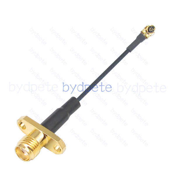 BPC2524UFL113F11 IPX UFL u.FL to SMA Female 2holes panel RF1.13 Coaxial Cable Koax Kable Micro Coax Pigtail Jumper