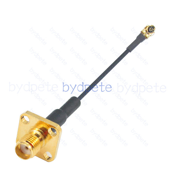 BPC2524UFL113F31 IPX UFL u.FL to SMA Female 4holes panel RF1.13 Coaxial Cable Koax Kable Micro Coax Pigtail Jumper