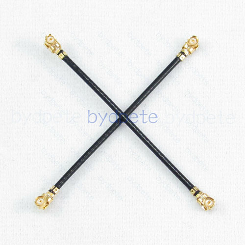 IPX IPEX UFL U.FL plug female to female RF137 OD 1.37mm jumper Coaxial Cable Kable 50ohms Coax bydpete