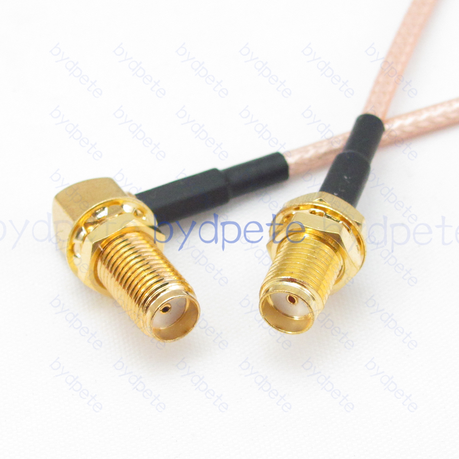 BPC002SMA316R SMA Female Right Angle 90Degree Jack to SMA Female Jack RG-316 Coaxial Cable SMA Cable RG316 Assembly Coax Pigtial Jumper Cables