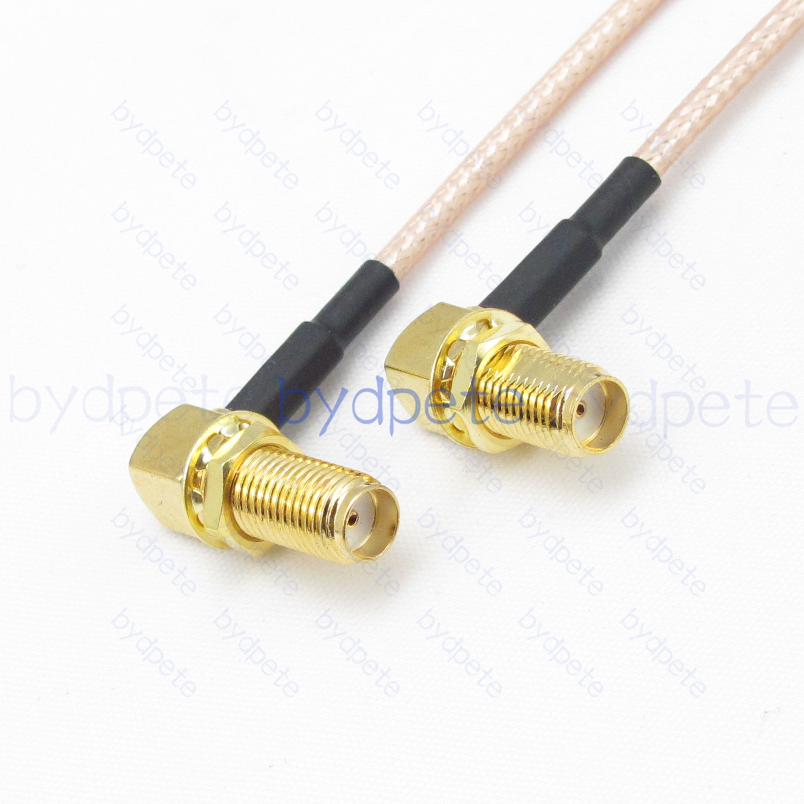 BPC002SMA316RR SMA Female Right Angle 90Degree Jack to SMA Female Right Angle 90Degree Jack RG-316 Coaxial Cable SMA Cable RG316 Assembly Coax Pigtial Jumper Cables