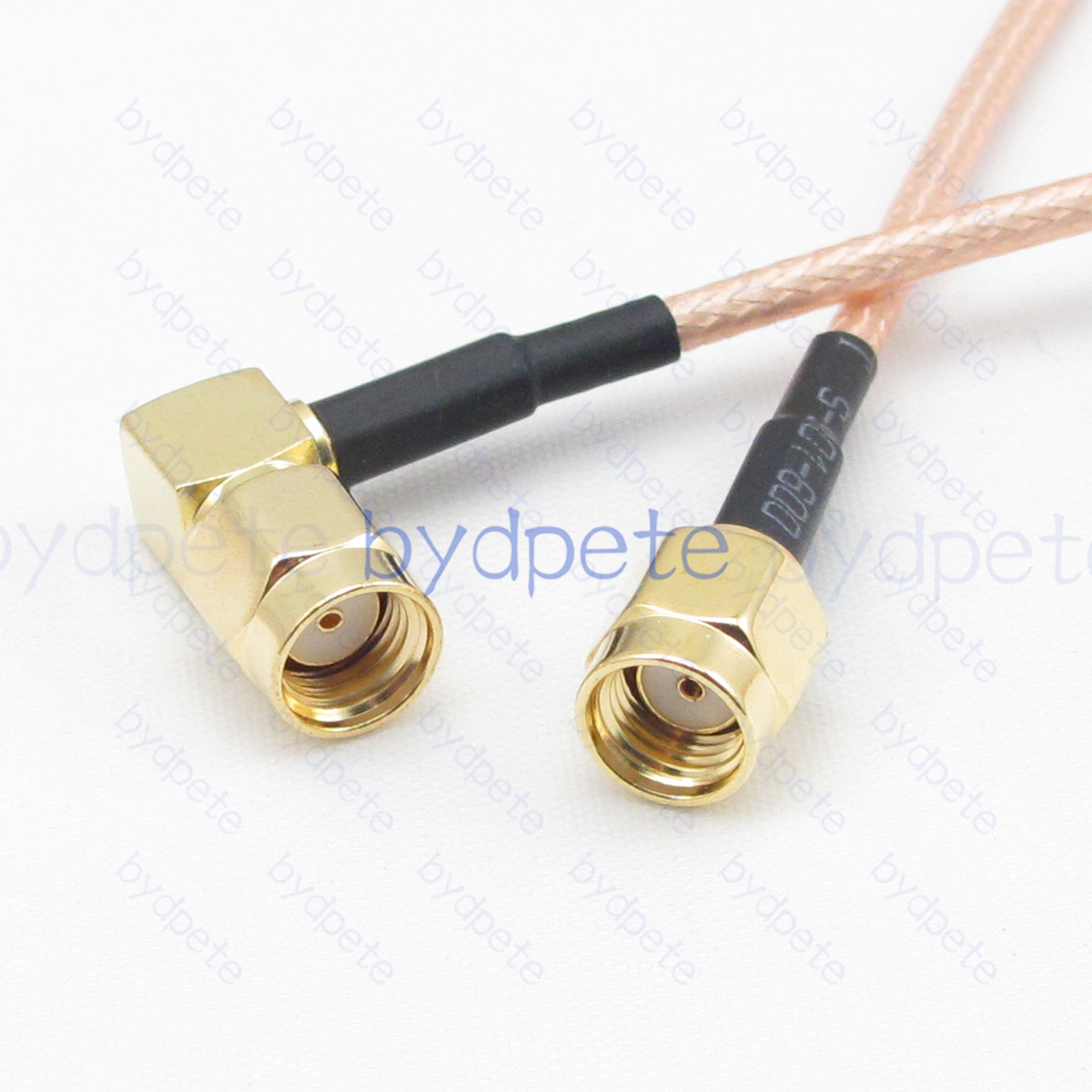 BPC003SMA316R RPSMA Male reverse polarity Plug to RPSMA Male right angle 90Degree RG-316 Coaxial Cable RPSMA Cable RG316 Assembly Coax Pigtial Jumper
