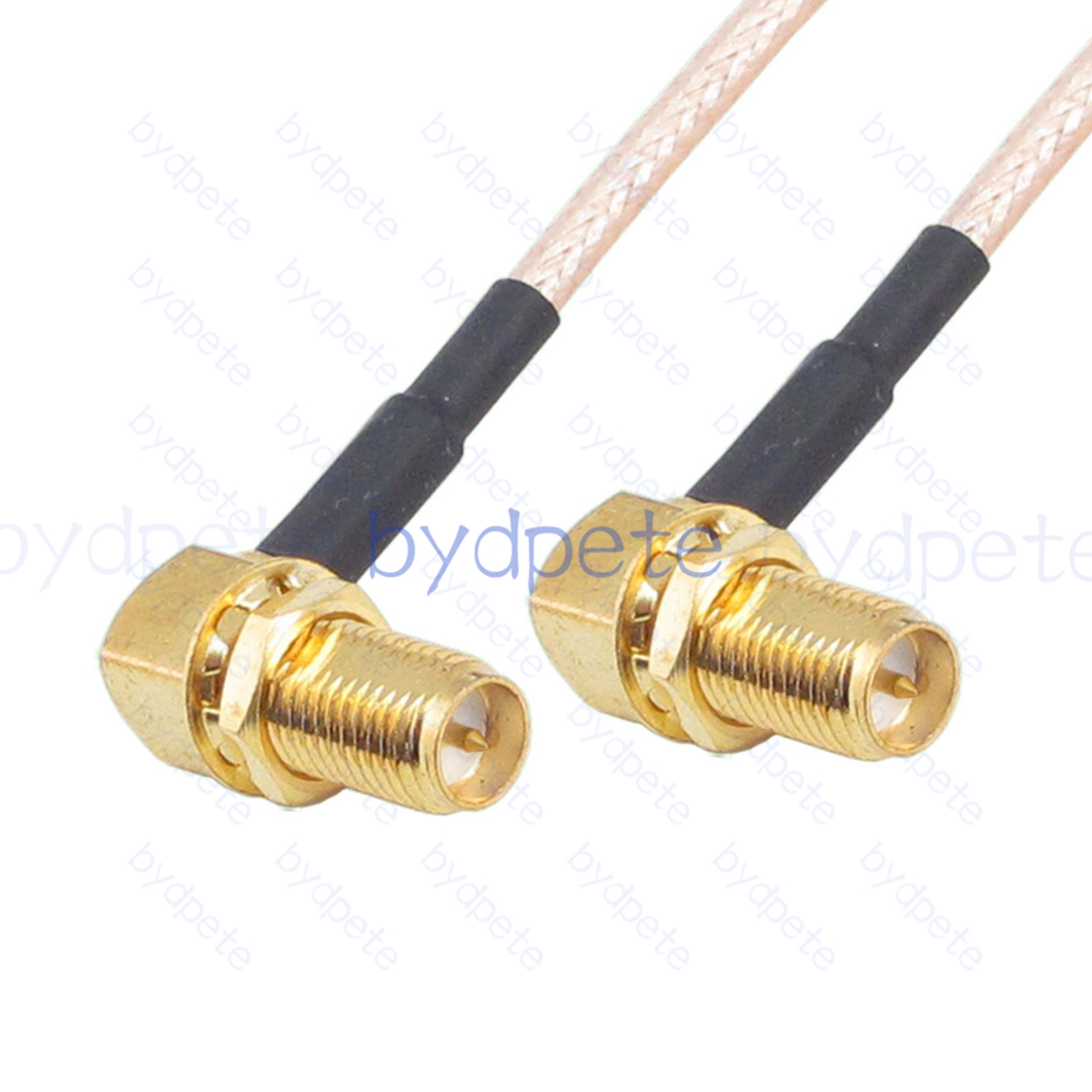 BPC004SMA316RR RPSMA Female Right Angle 90Degree Jack to RPSMA Female Right Angle 90degree Jack Reverse polarity RG-316 Coaxial Cable RPSMA Female Cable RG316 Assembly Coax Pigtial Jumper Cables