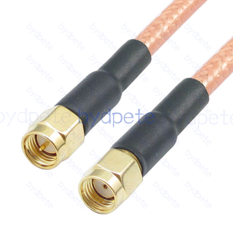 BPC006SMA142 SMA Male Plug to RPSMA Male Reverse Polarity RG-142 Coaxial Cable SMA Cable RG142 Assembly Coax Pigtial Jumper