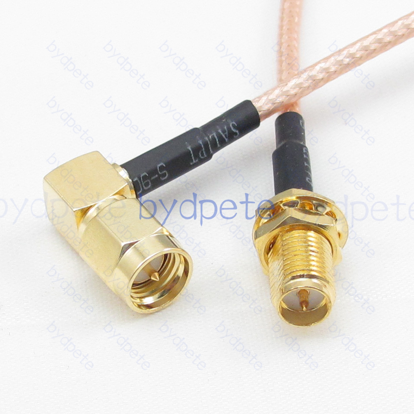 BPC007SMA316R1 SMA Male Right Angle 90Degree Plug to RPSMA Female Reverse Polarity RG-316 Coaxial Cable SMA Cable RG316 Assembly Coax Pigtial Jumper Cables