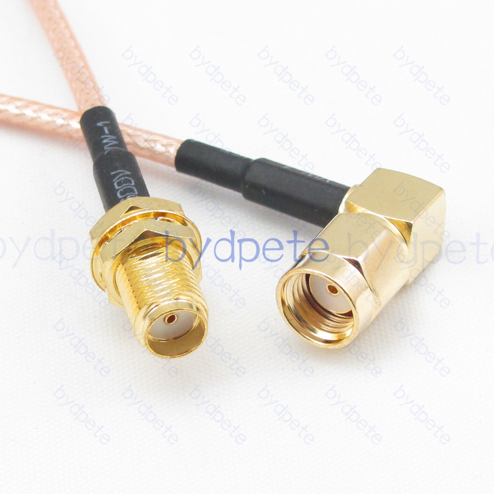 BPC008SMA316R1 RPSMA Male Right Angle 90Degree Reverse Polarity Plug to SMA Female jack RG-316 Coaxial Cable SMA Cable RG316 Assembly Coax Pigtial Jumper Cables