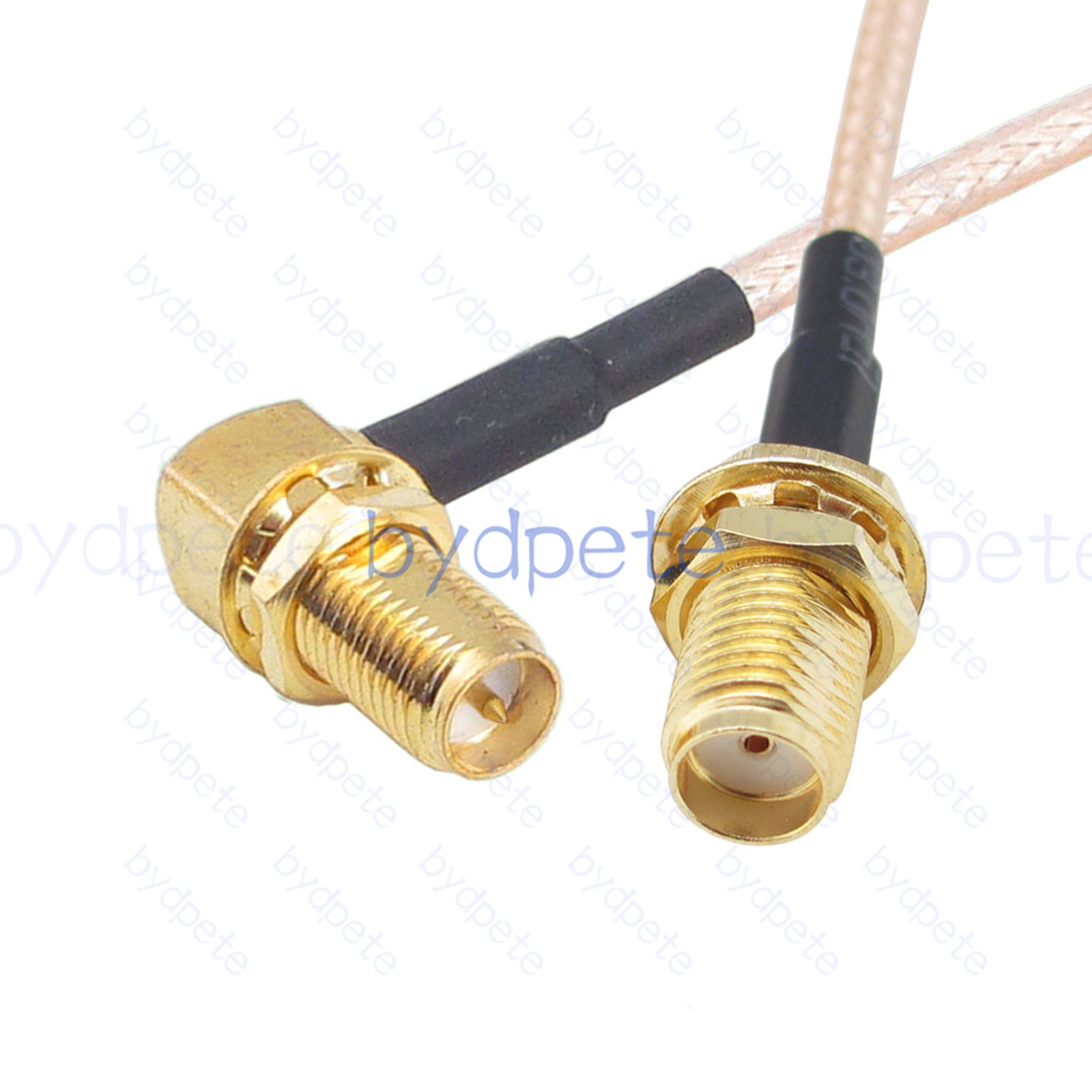 BPC009SMA316R2 SMA Female Jack to RPSMA Female Right Angle 90Degree Reverse Polarity Jack RG-316 Coaxial Cable SMA Cable RG316 Assembly Coax Pigtial Jumper Cables