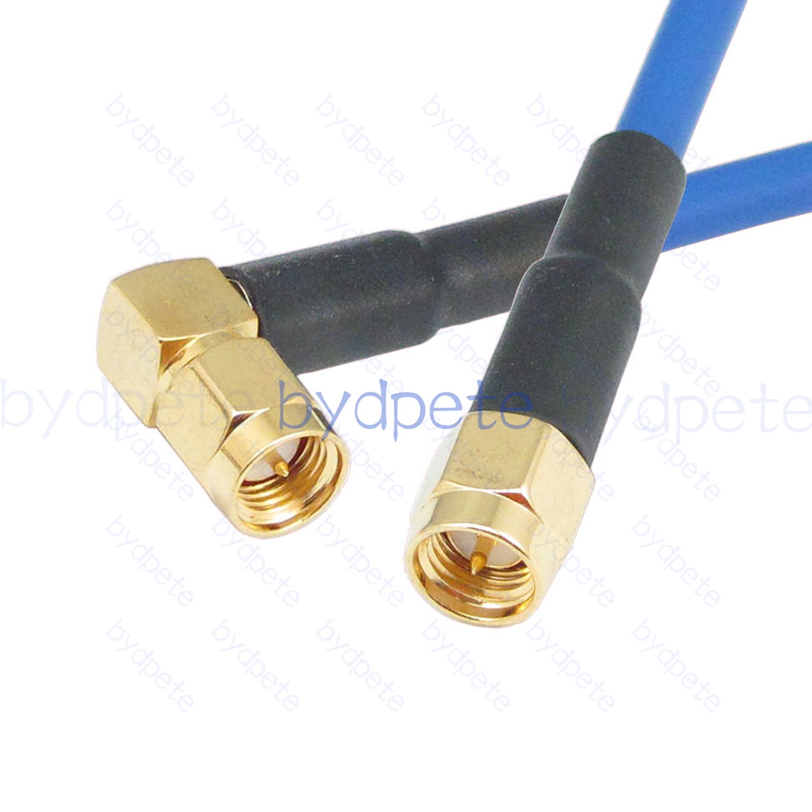 BPC011SMA402BR SMA Male Right Angle 90Degree Plug to SMA Male RG-402 Coaxial Cable SMA Cable RG402B Assembly Coax Semi Rigid Flexible Low Loss Cable