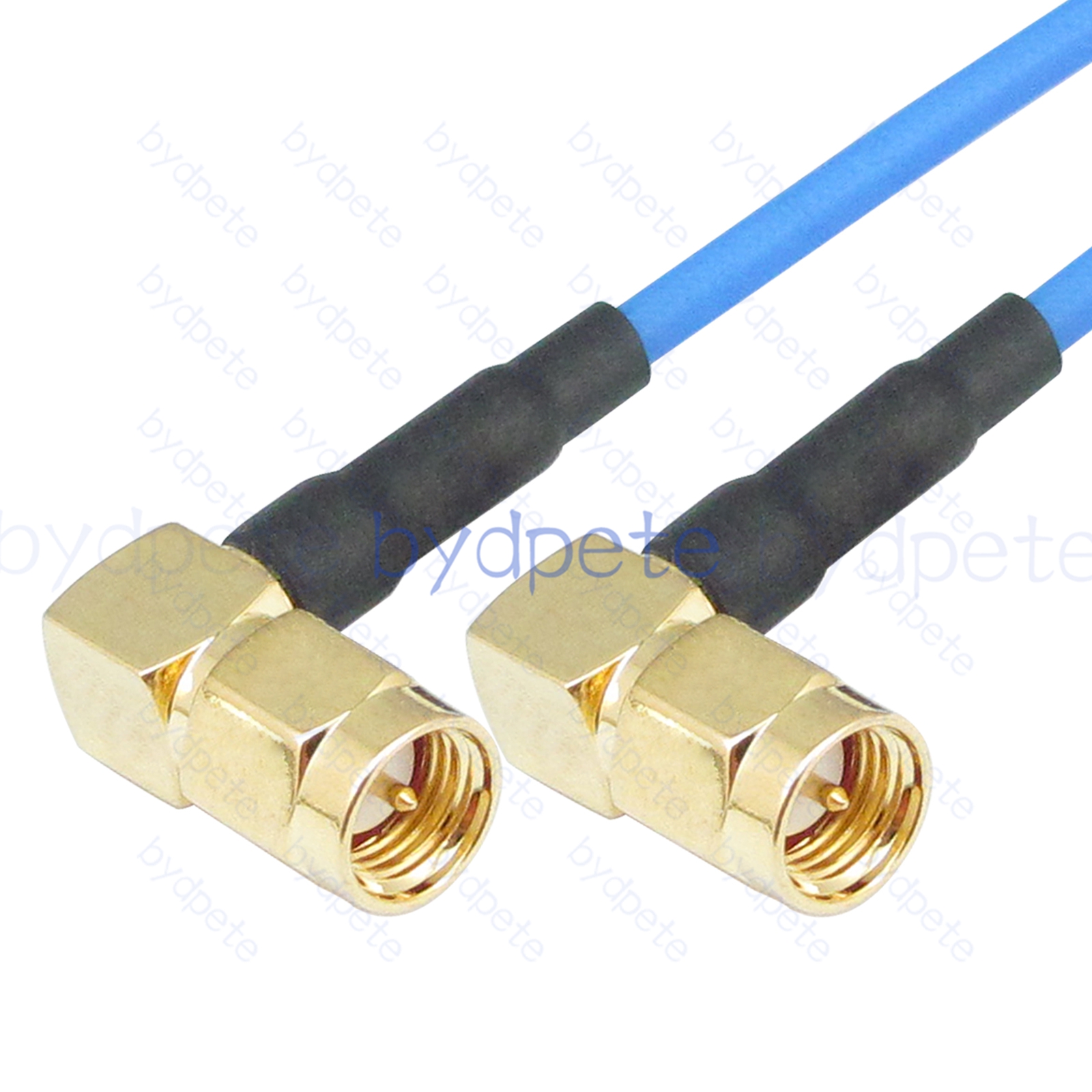 BPC011SMA405BRR SMA Male Right Angle 90Degree Plug to SMA Male Right Angle 90Degree RG-405 Coaxial Cable SMA Cable RG405B Assembly Coax Semi Rigid Flexible Low Loss Cable