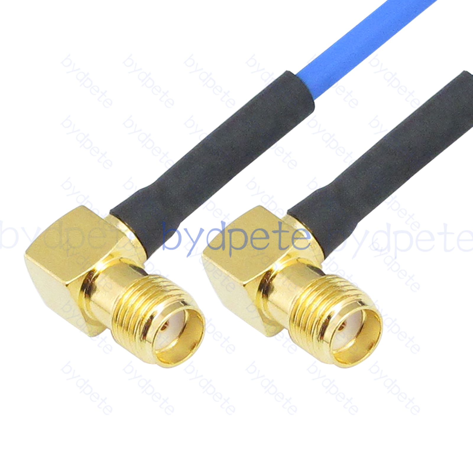 BPC012SMA405BRR SMA Female Right Angle 90Degree Jack to SMA Female Right Angle 90Degree Jack RG-405 Coaxial Cable SMA Cable RG405B Assembly Coax Semi Rigid Flexible Low Loss Cable