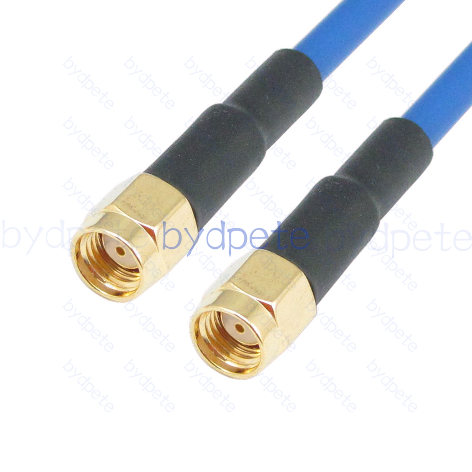 BPC013SMA402B RPSMA Male Plug to RPSMA Male Reverse Polarity RG-402 Coaxial Cable SMA Cable RG402B Assembly Coax Semi Rigid Flexible Low Loss Cable