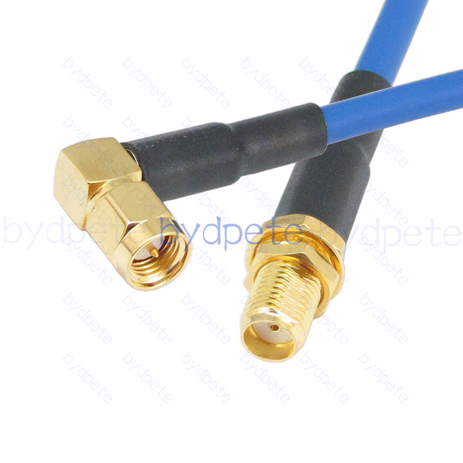 BPC015SMA402BR1 SMA Male Right Angle 90Degree Plug to SMA Female RG-402 Coaxial Cable SMA Cable RG402B Assembly Coax Semi Rigid Flexible Low Loss Cable