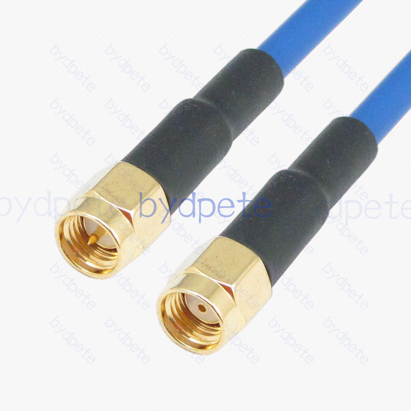 BPC016SMA402B SMA Male Plug to RPSMA Male Reverse Polarity RG-402 Coaxial Cable SMA Cable RG402B Assembly Coax Semi Rigid Flexible Low Loss Cable