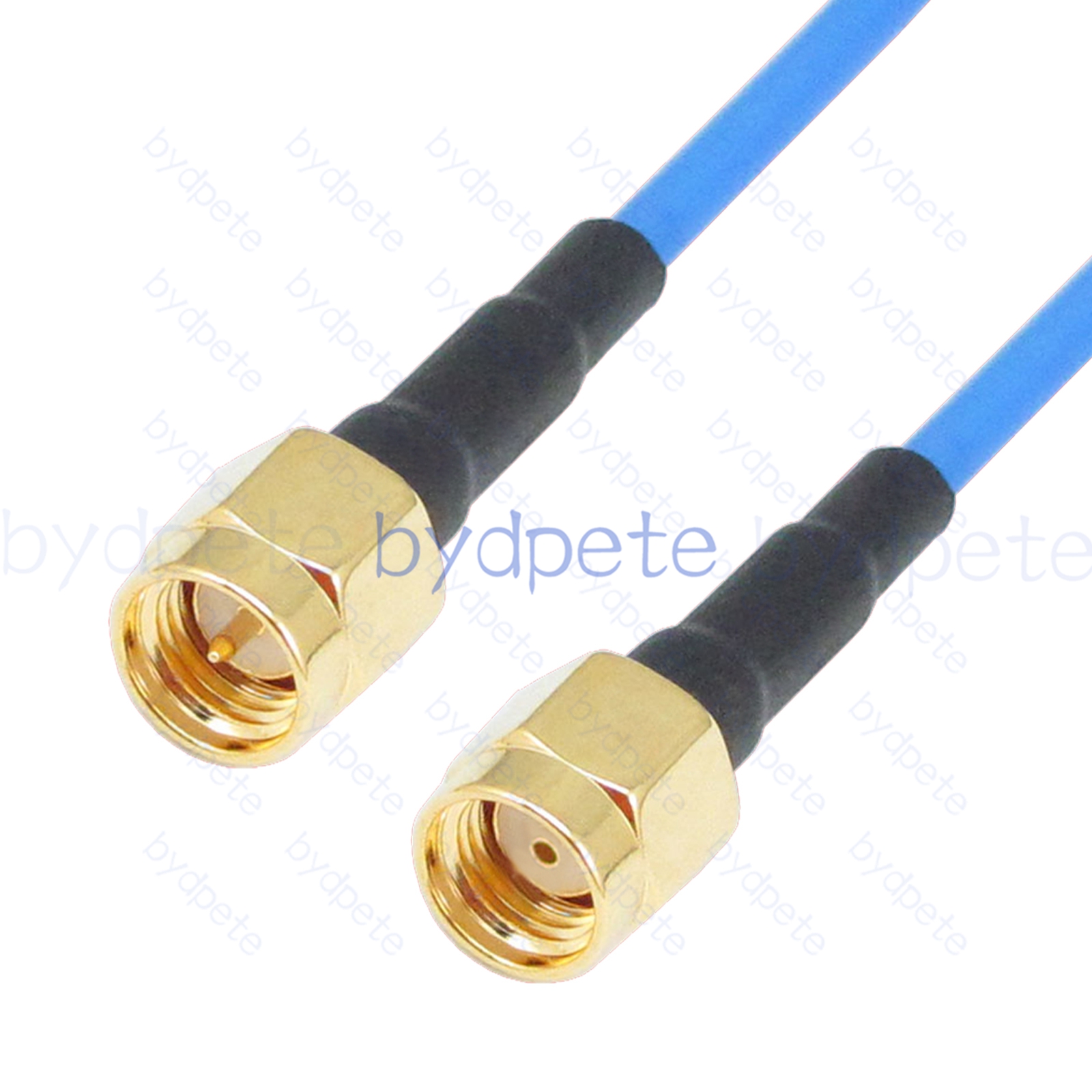 BPC016SMA405B SMA Male Plug to RPSMA Male Reverse Polarity RG-405 Coaxial Cable SMA Cable RG405B Assembly Coax Semi Rigid Flexible Low Loss Cable