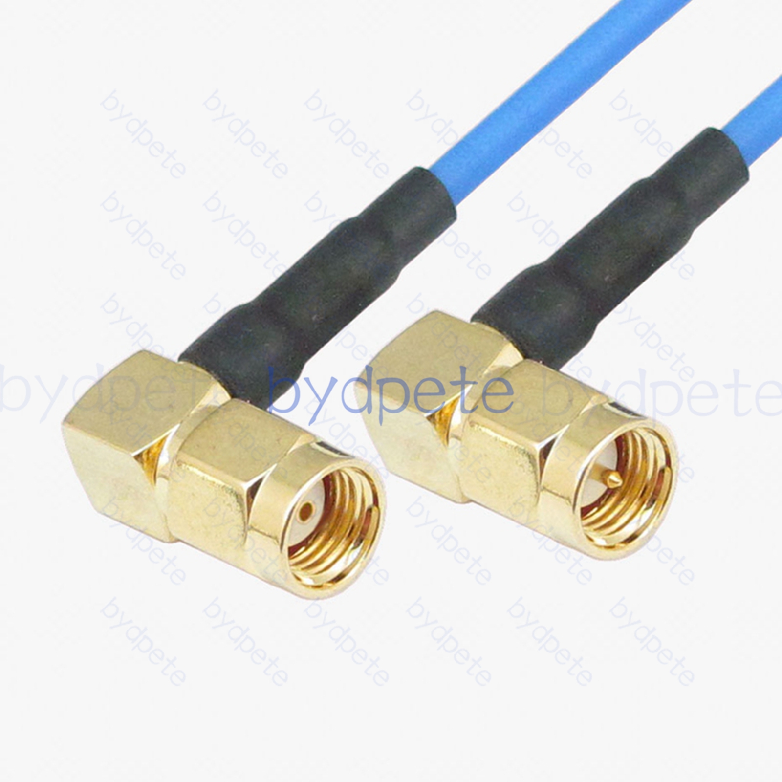 BPC016SMA405BRR SMA Male Right Angle 90Degree Plug to RPSMA Male Right Angle 90Degree Reverse Polarity RG-405 Coaxial Cable SMA Cable RG405B Assembly Coax Semi Rigid Flexible Low Loss Cable