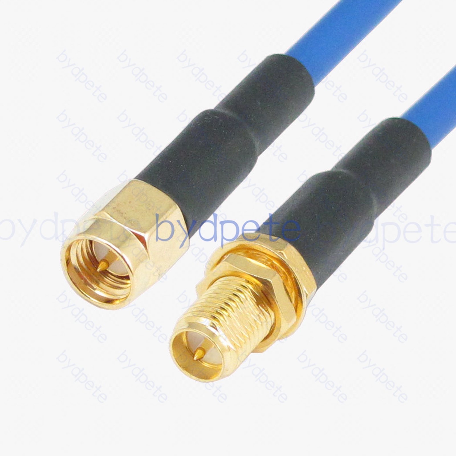 BPC017SMA402B SMA Male Plug to RPSMA Female Reverse Polarity RG-402 Coaxial Cable SMA Cable RG402B Assembly Coax Semi Rigid Flexible Low Loss Cable