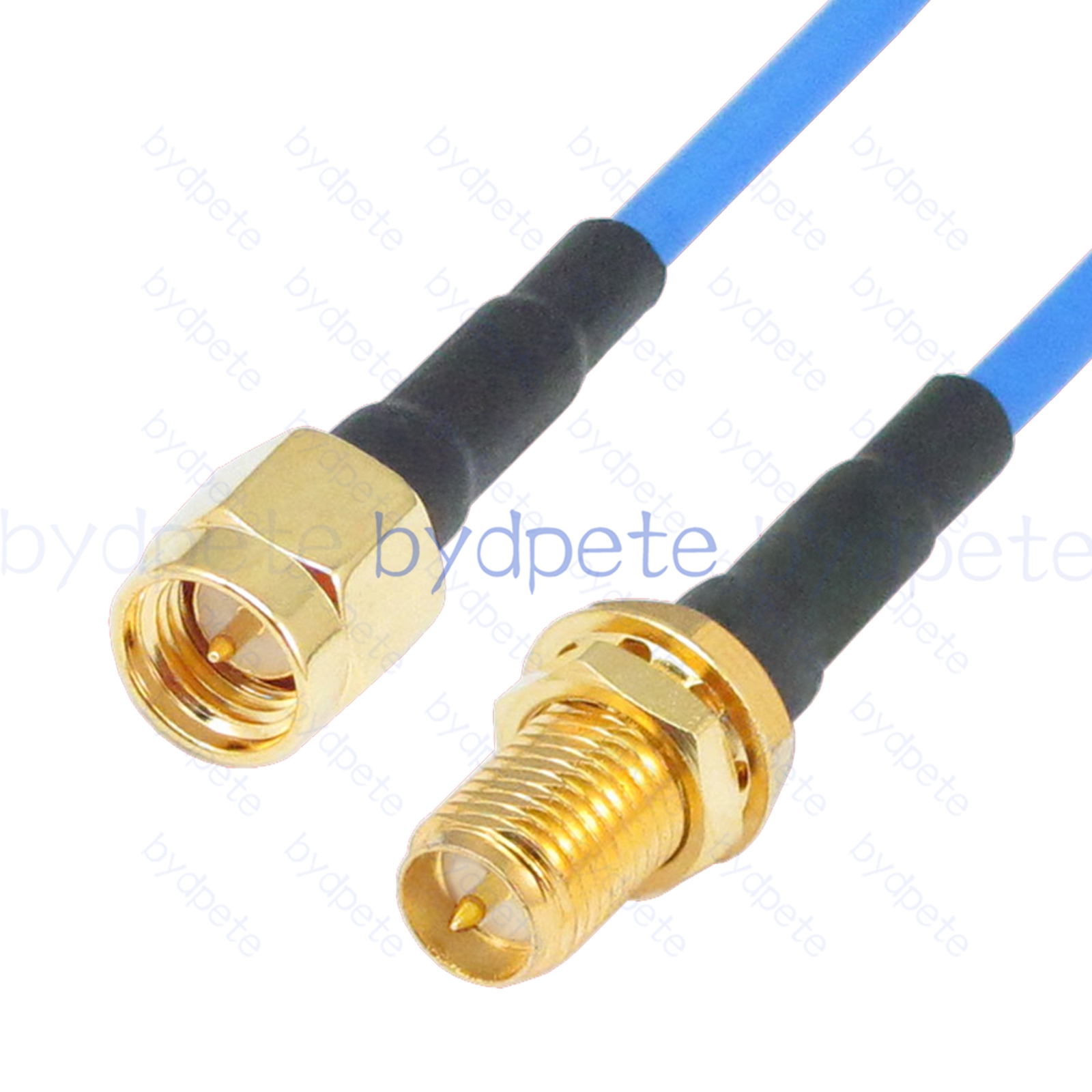 BPC017SMA405B SMA Male Plug to RPSMA Female Reverse Polarity RG-405 Coaxial Cable SMA Cable RG405B Assembly Coax Semi Rigid Flexible Low Loss Cable