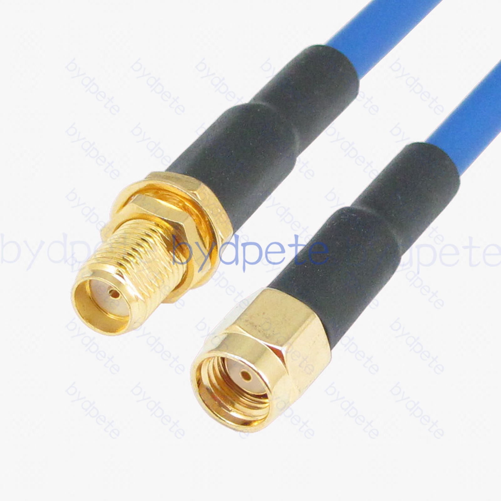 BPC018SMA402B SMA Female to RPSMA Male Reverse Polarity Plug RG-402 Coaxial Cable SMA Cable RG402B Assembly Coax Semi Rigid Flexible Low Loss Cable