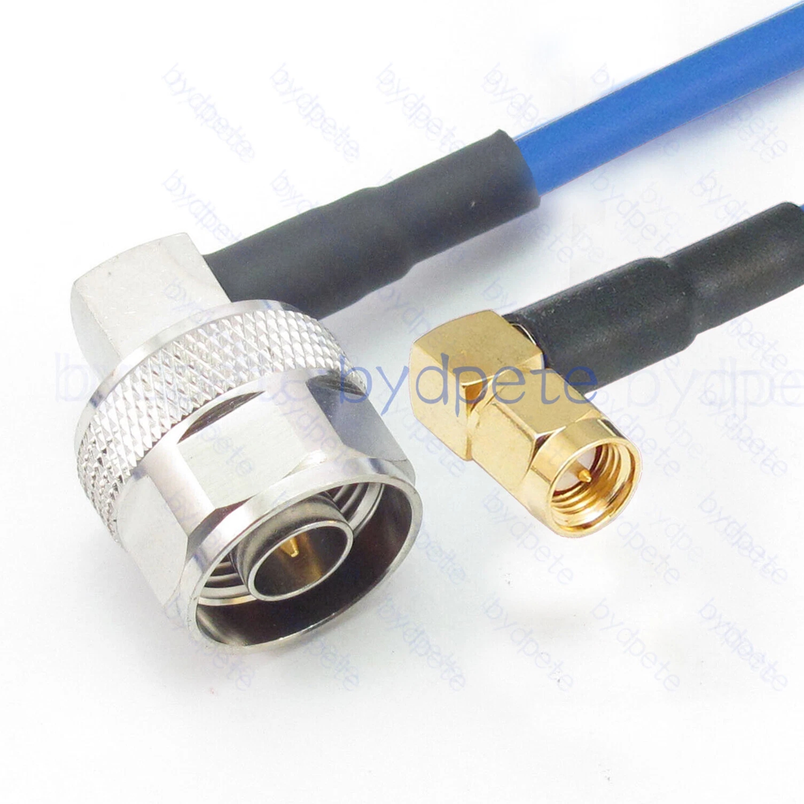 BPC021N402BRR N Male Right Angle 90Degree Plug to SMA Male Right Angle 90Degree RG-402 Coaxial Cable N Cable RG402B Assembly Coax Semi Rigid Flexible Low Loss Cable