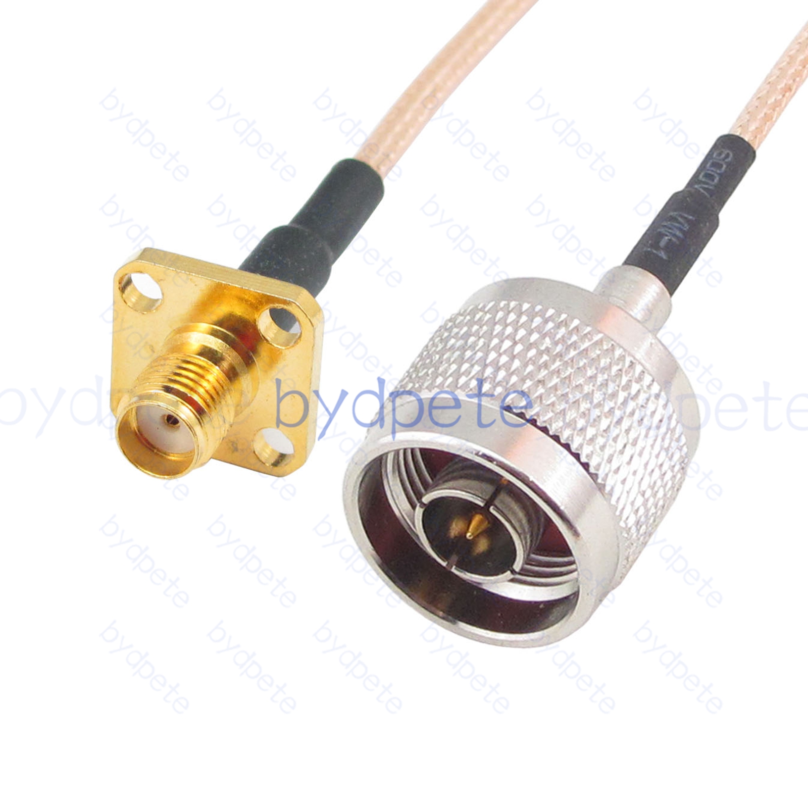 BPC022N316H4 N-Type Male Plug to SMA Female 4holes panel Jack RG-316 Coaxial Cable N-Type Cable RG316 Assembly Coax Pigtial Jumper