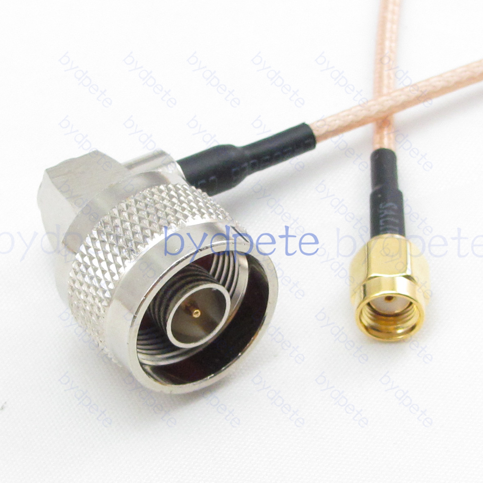 BPC023N316R1 N-Type Male Right Angle 90Degree Plug to RPSMA Male Reverse Polarity Plug RG-316 Coaxial Cable N-Type Cable RG316 Assembly Coax Pigtial Jumper