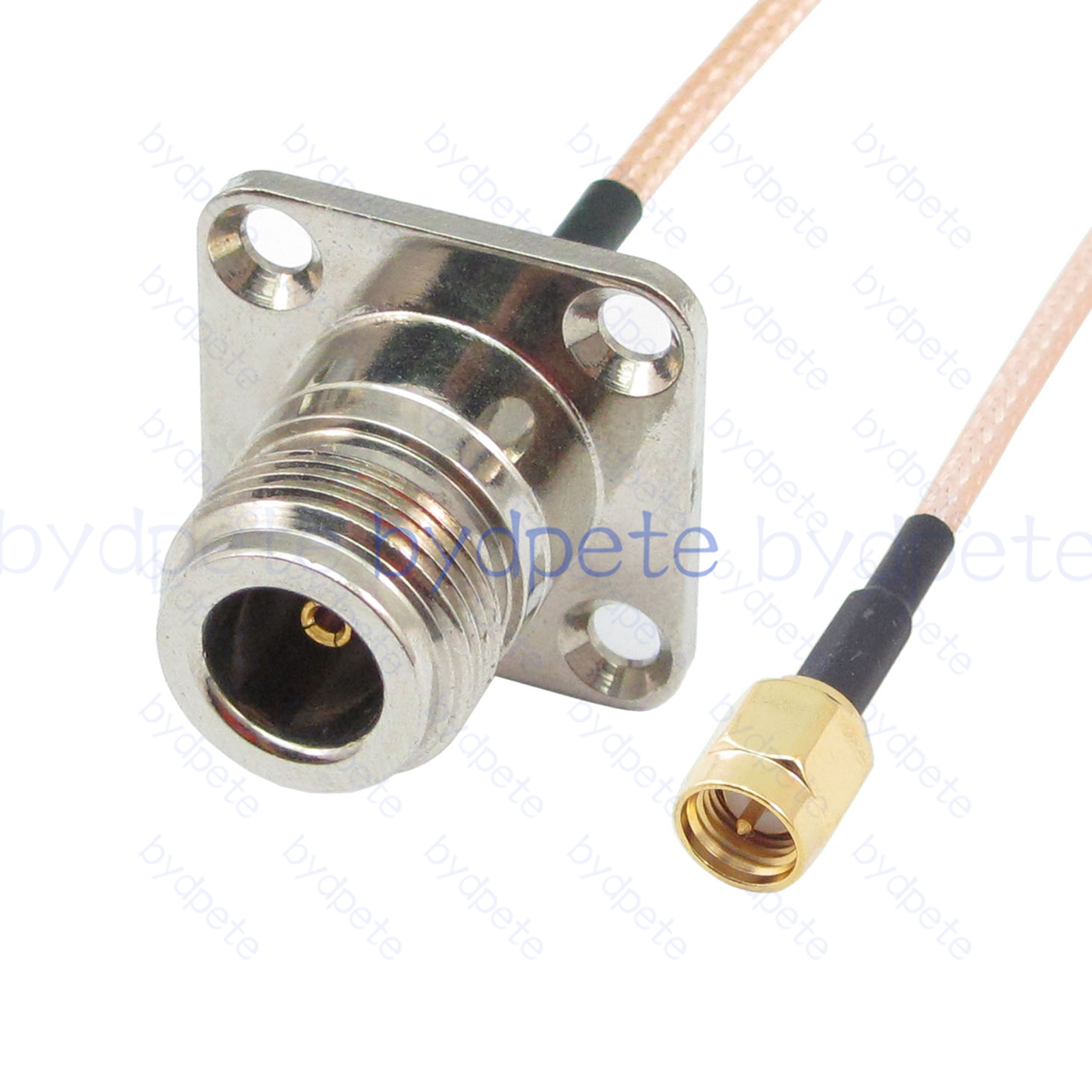 BPC025N316H4 N-Type Female 4holes panel Jack to SMA Male RG-316 Coaxial Cable N-Type Cable RG316 Assembly Coax Pigtial Jumper