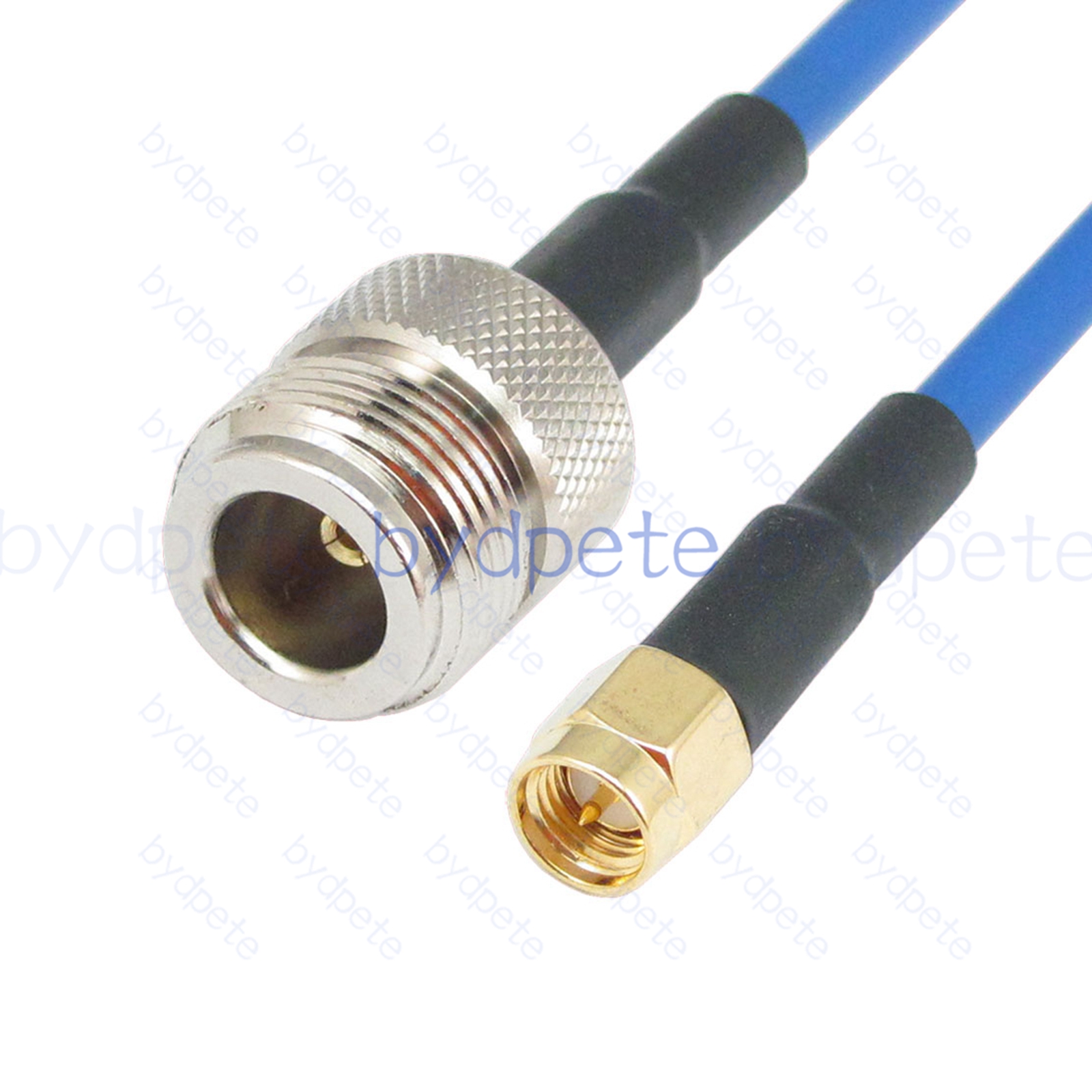 BPC025N402B N Female Jack to SMA Male RG-402 Coaxial Cable N Cable RG402B Assembly Coax Semi Rigid Flexible Low Loss Cable