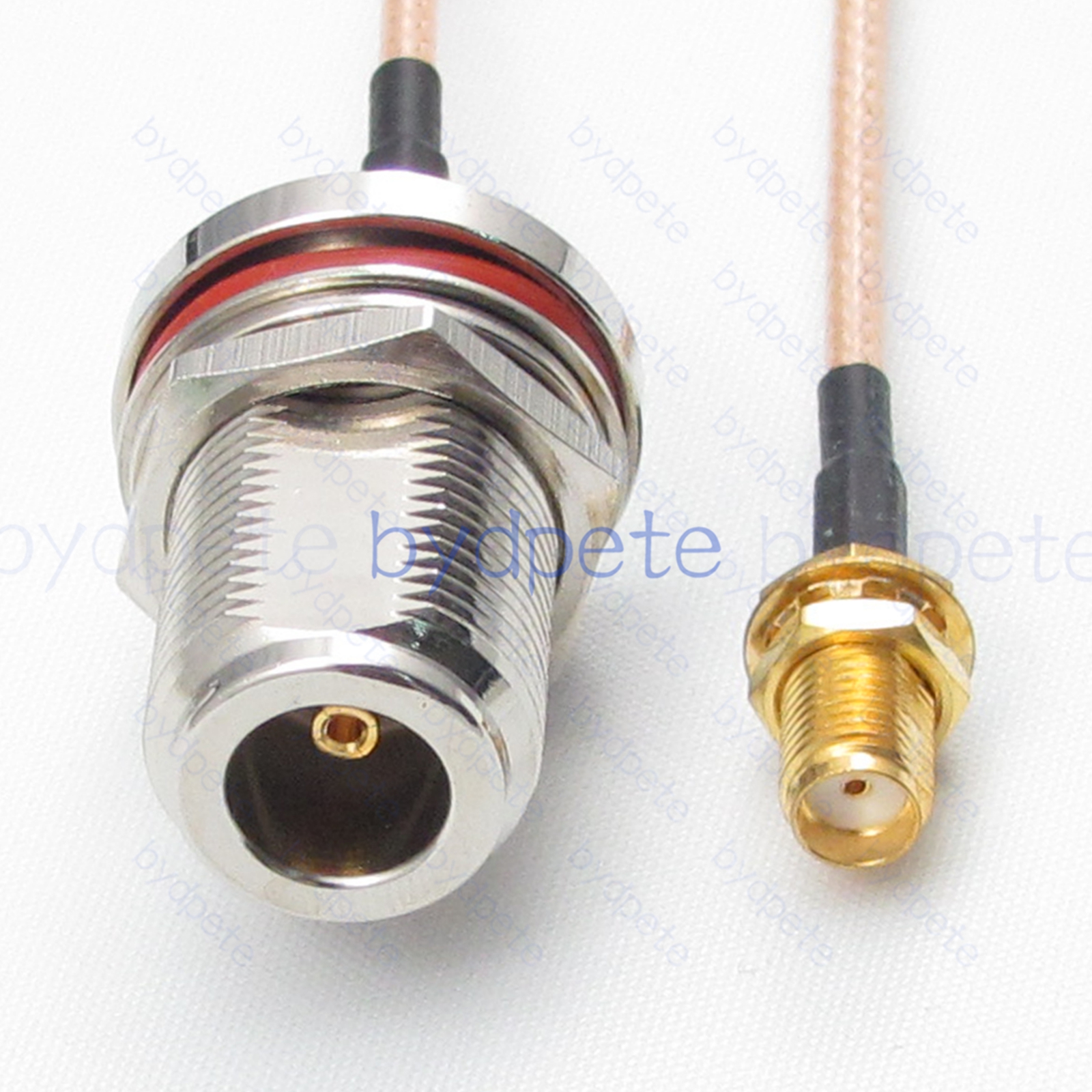 BPC026N316W1 N-Type Female Bulkhead Waterproof jack to SMA Female Jack RG-316 Coaxial Cable N-Type Cable RG316 Assembly Coax Pigtial Jumper