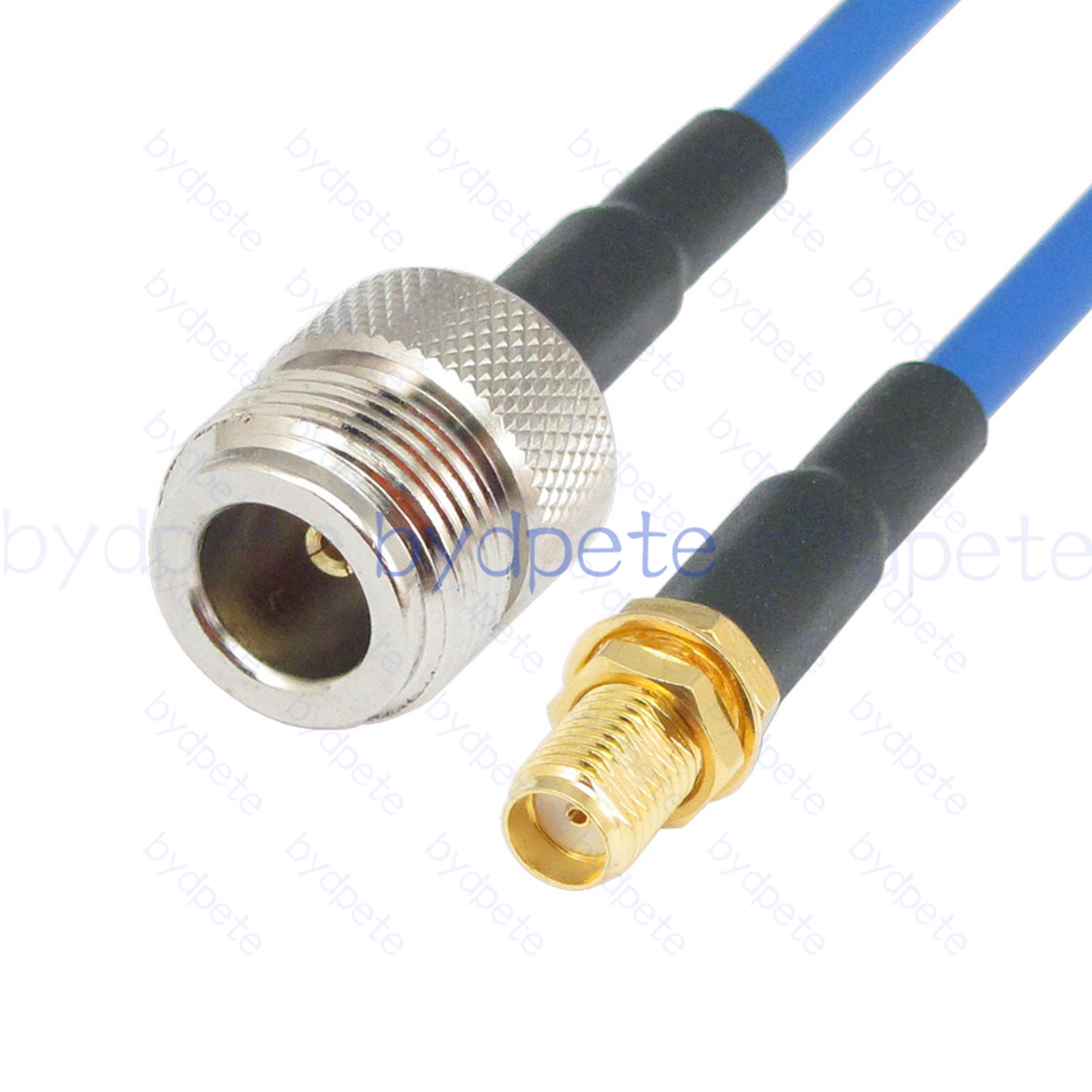 BPC026N402B N Female Jack to SMA Female RG-402 Coaxial Cable N Cable RG402B Assembly Coax Semi Rigid Flexible Low Loss Cable