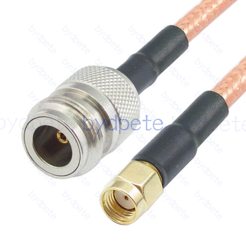 BPC027N142 N-Type Female Jack to RPSMA Male Reverse Polarity RG-142 Coaxial Cable N Cable RG142 Assembly Coax Pigtial Jumper