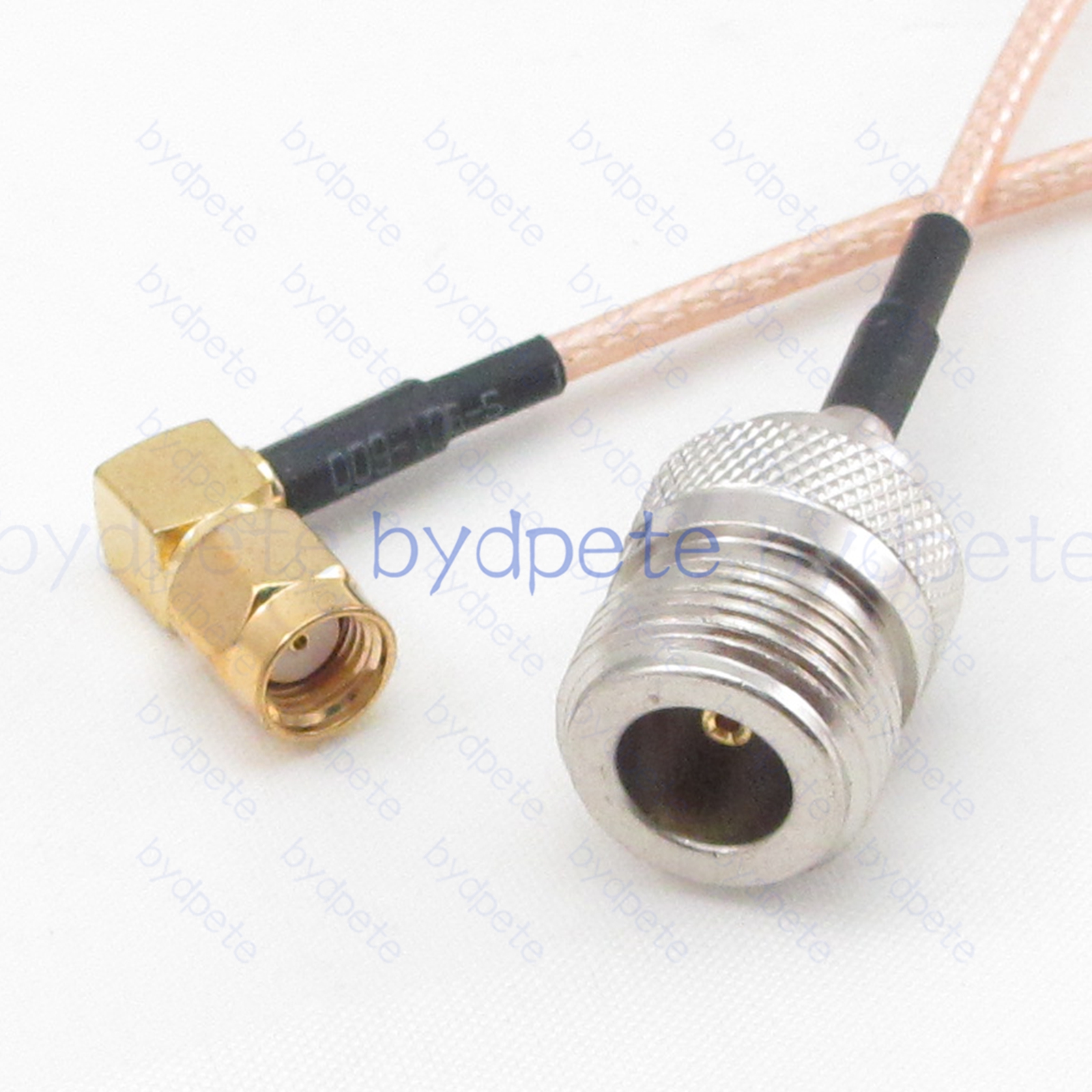 BPC027N316R2 N-Type Female Jack to RPSMA Male Right Angle 90Degree Reverse Polarity RG-316 Coaxial Cable N-Type Cable RG316 Assembly Coax Pigtial Jumper