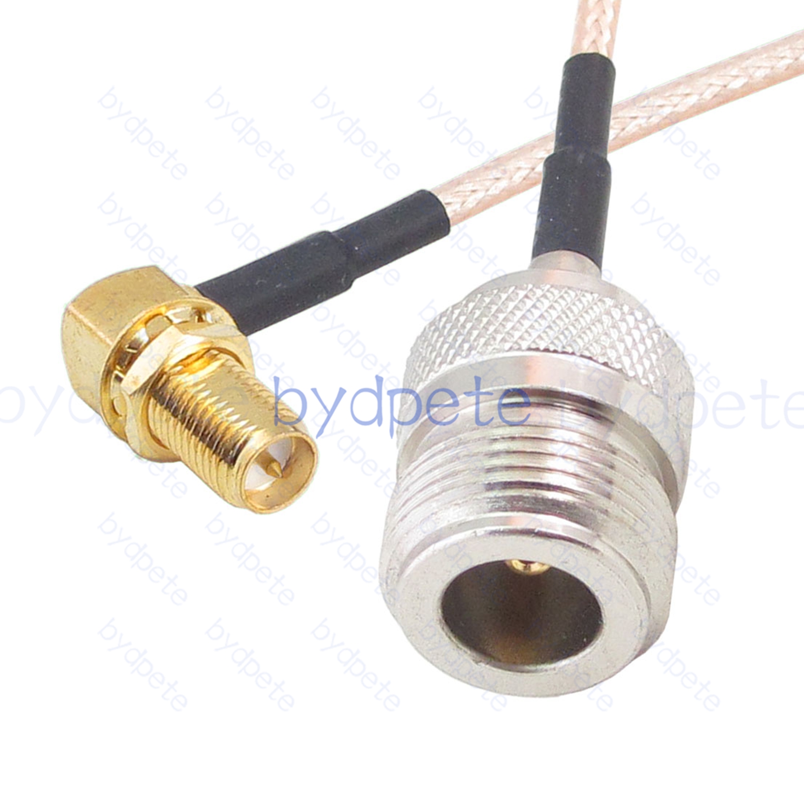 BPC028N316R2 N-Type Female jack to RPSMA Female Right Angle 90Degree Reverse Polarity Jack RG-316 Coaxial Cable N-Type Cable RG316 Assembly Coax Pigtial Jumper