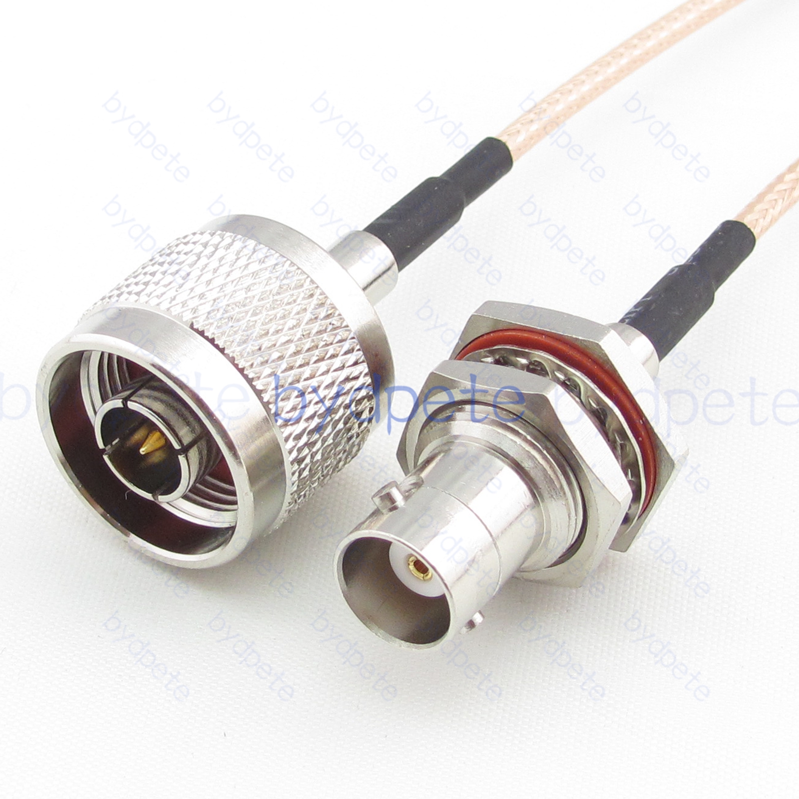 BPC034N316L2 N-Type Male Plug to BNC Female Bulkhead Waterproof jack RG-316 Coaxial Cable N-Type Cable RG316 Assembly Coax Pigtial Jumper