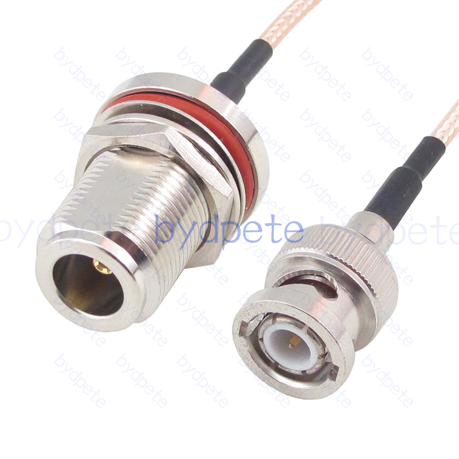 BPC035N316W1 N-Type Female Bulkhead Waterproof Jack to BNC Male RG-316 Coaxial Cable N-Type Cable RG316 Assembly Coax Pigtial Jumper